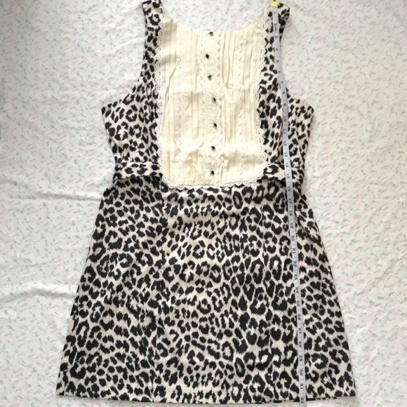 NWT Kimchi Blue June Boatneck Bib Collar Mini Dress L Urban Outfitters - Picture 10 of 15